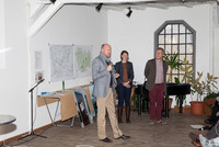 Impulsworkshop: Sven Pistor mit den Projektmitarbeitern. Foto: Ron Allen